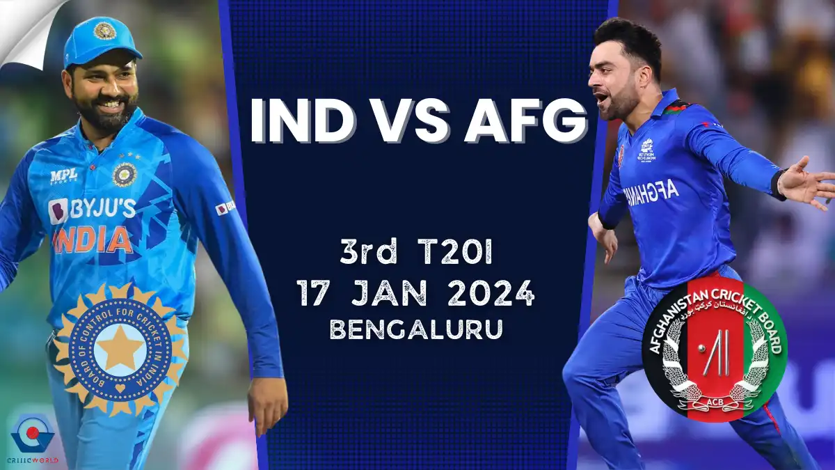 IND vs AFG Bengaluru 3rd T20I Tickets IDFC First Bank Trophy 2024