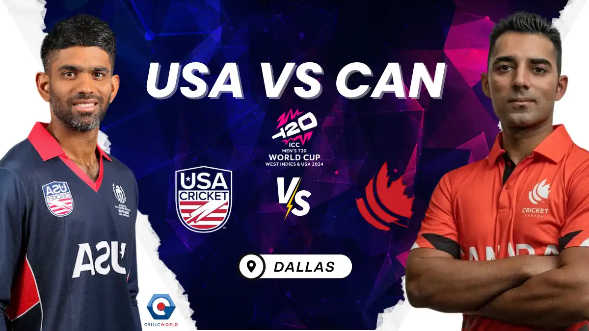 Historic Clash United States and Canada Set to Open ICC Men’s T20 World Cup 2024 in Dallas