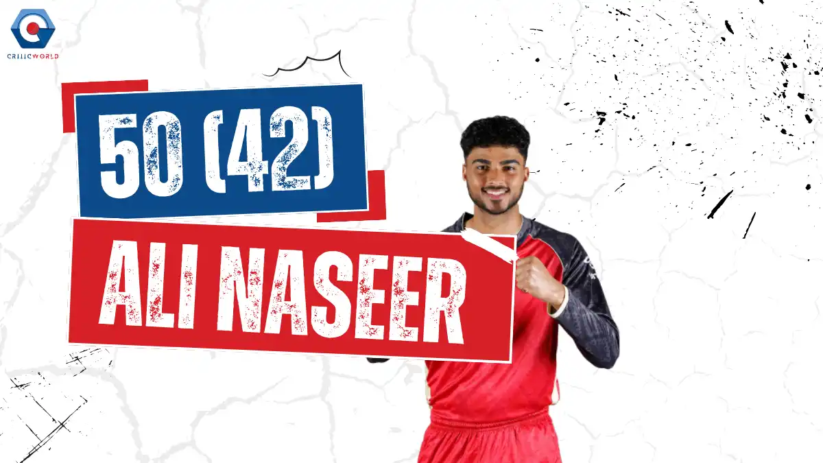 Ali Naseer Maiden Fifty A Pinnacle of Patience and Power