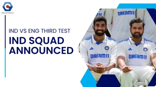 India 3rd Test Squad