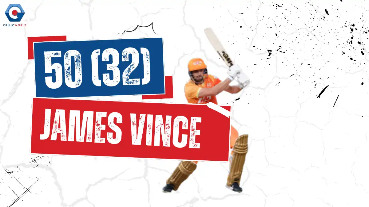 James Vince Fifty