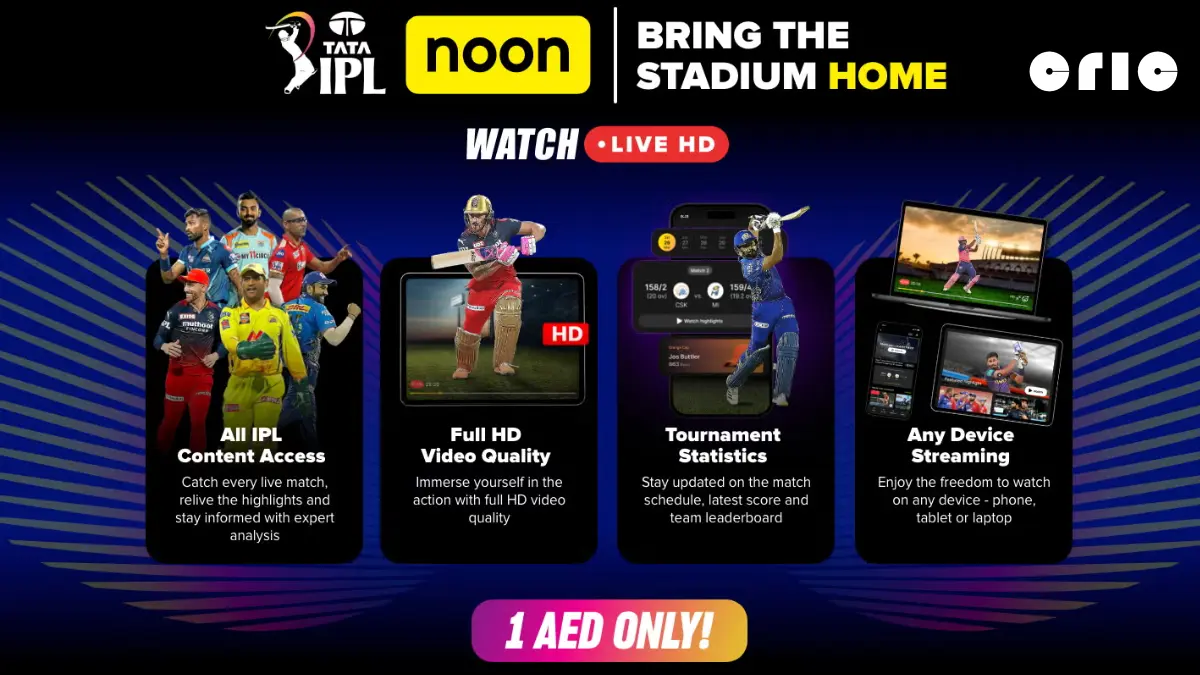 IPL 2024 Live Streaming Dubai UAE