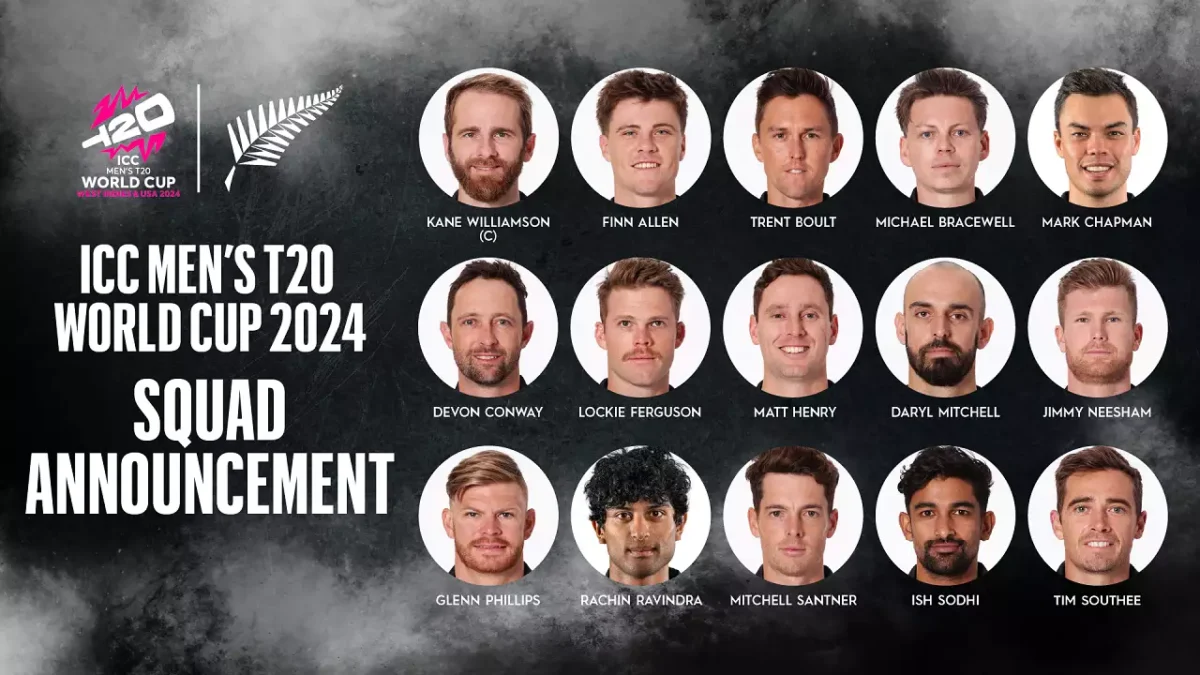 New Zealand Announces Squad for ICC Men’s T20 World Cup 2024. Check out Who Announced?