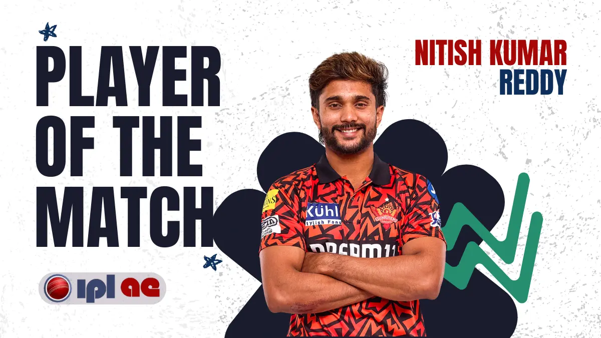 IPL Match 23: Player of the Match Nitish Kumar Reddy (PBKS)