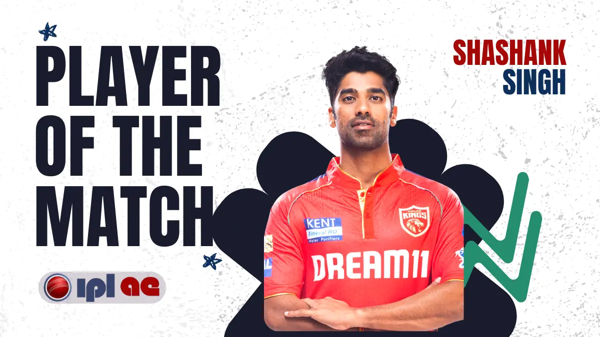 IPL Match 17: Player of the Match Shashank Singh (GT)