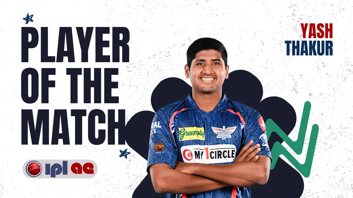 IPL Match 21: Player of the Match Yash Thakur (LSG)