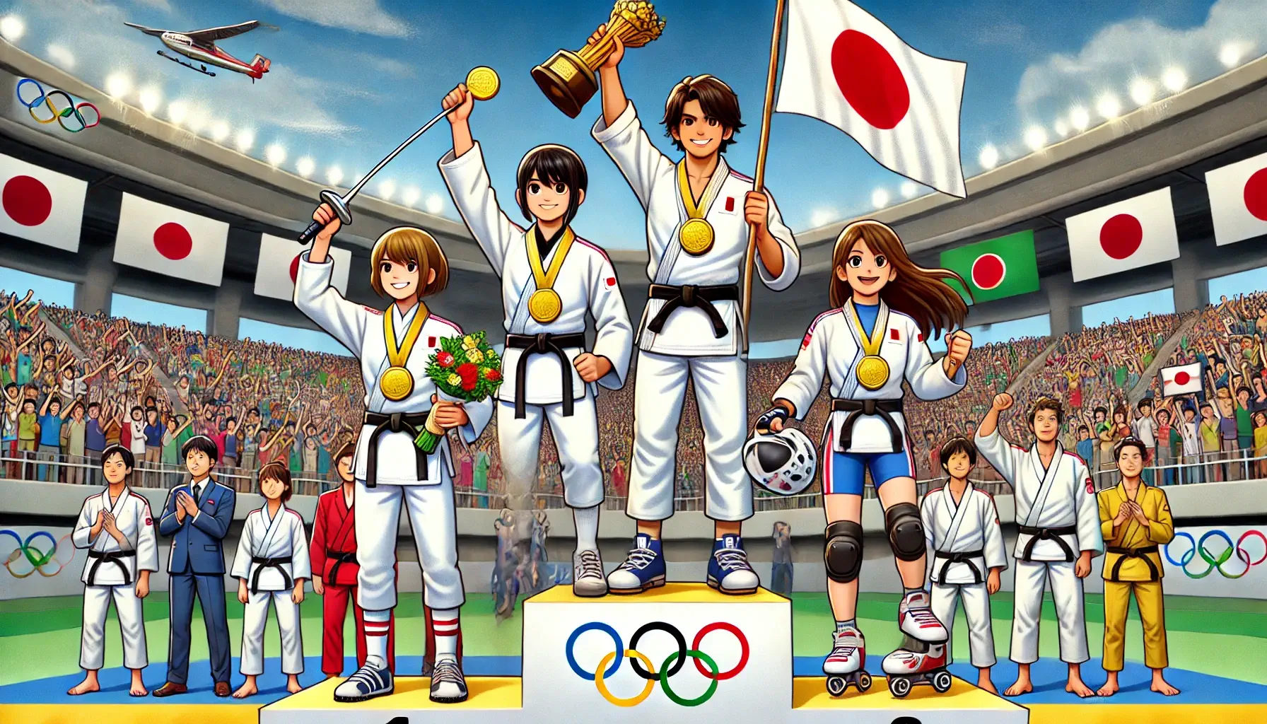 Japan's Medal Triumph at the Olympics as on Today