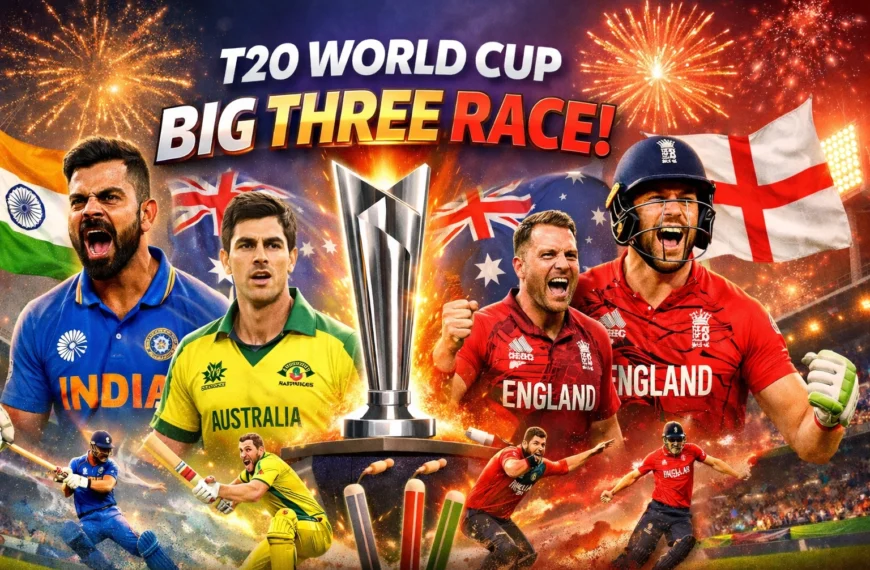 Big Thre Race T20 World Cup 2026
