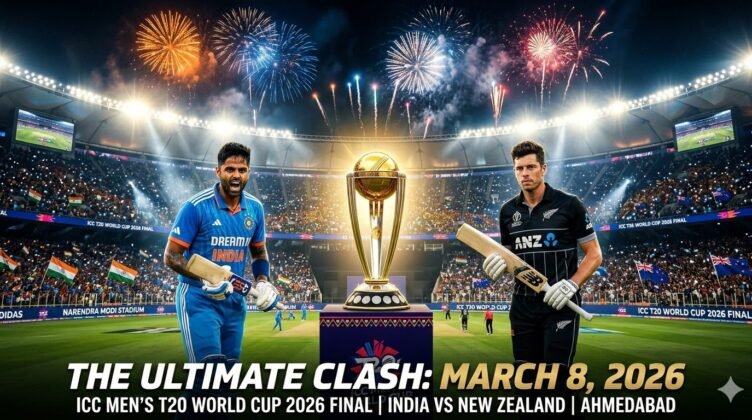 India Playing XI vs New Zealand – T20 World Cup 2026 Final