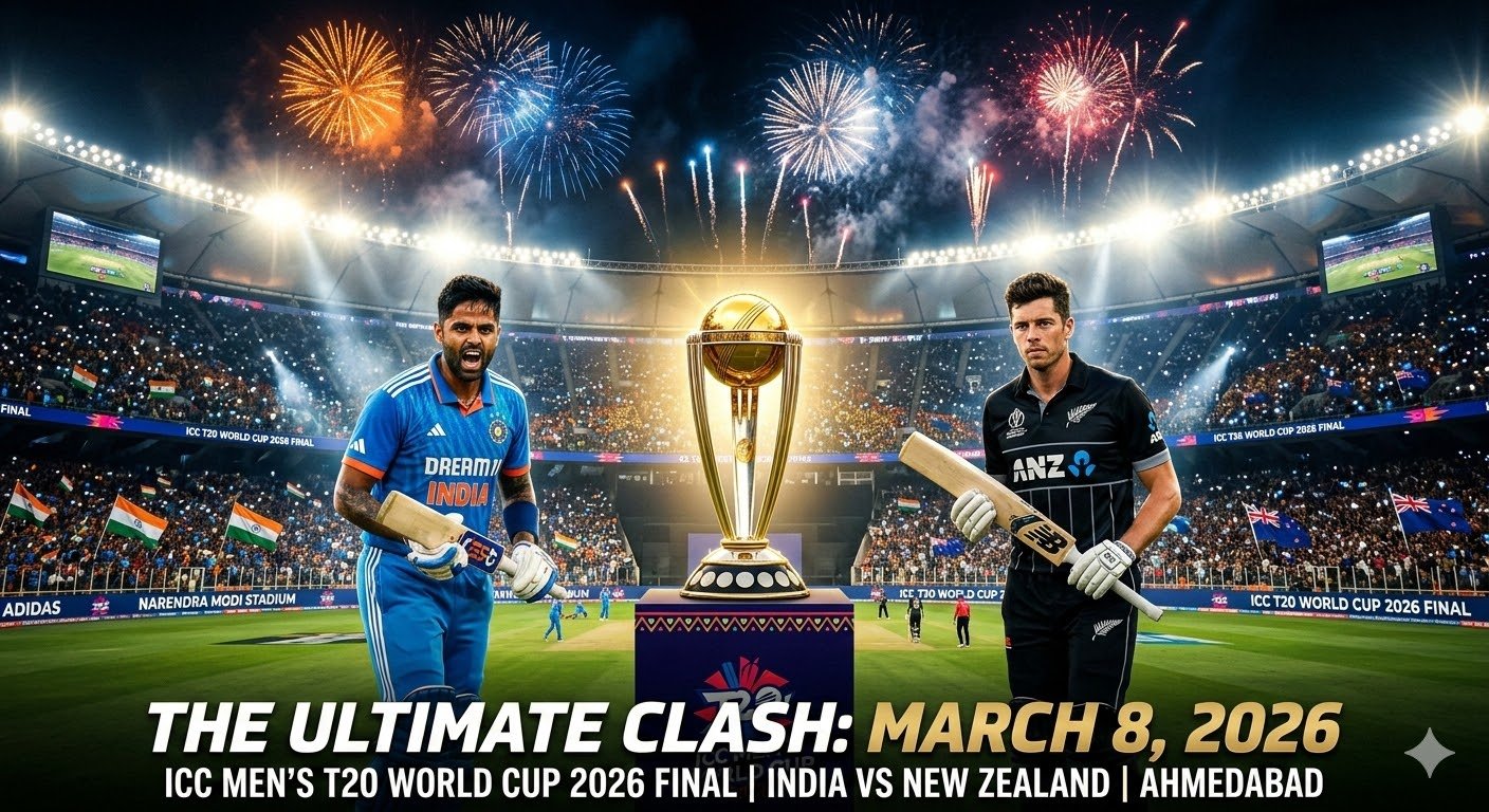 India Playing XI vs New Zealand – T20 World Cup 2026 Final